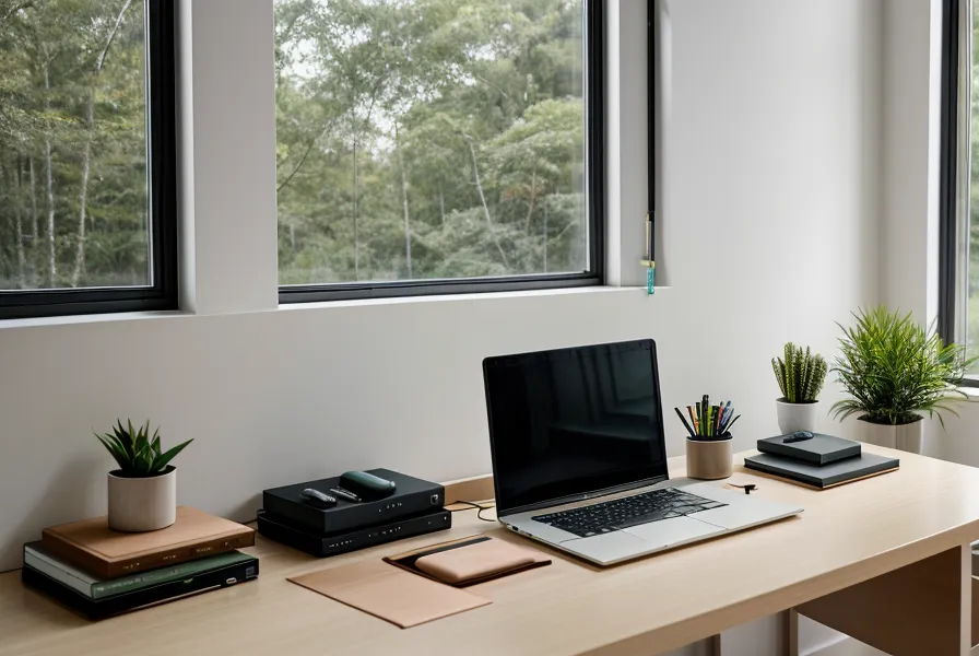 Manos de un profesional de product management tomando notas estructuradas antes de una mesa de trabajo con un cliente exigente